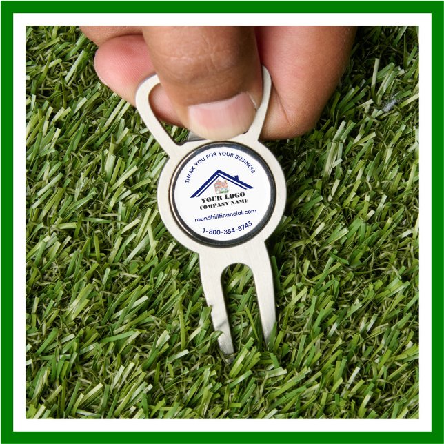 Business Thank You Custom Logo Ball Marker Divot Tool (Creator Uploaded)