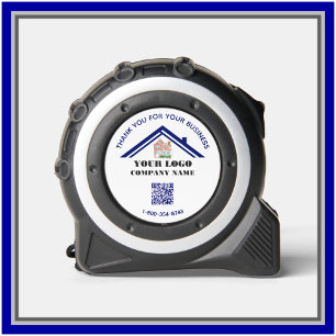 Business Thank You Custom Logo QR Code Tape Measure