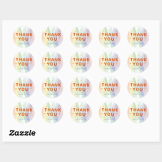 Business Thank You for Your Order Classic Round Sticker