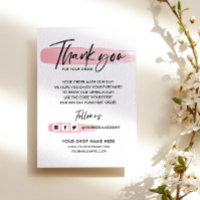 BUSINESS THANK YOU HAND LETTERED QR CODE
