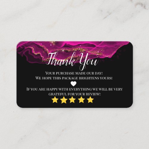 business thank you homemade gold heart business ca business card