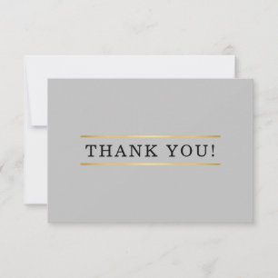 BUSINESS THANK YOU mondern minimal order insert