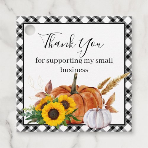 Business Thank You Small Business Thanksgiving   Favor Tags