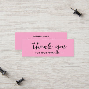 Business Thank You Social Media Package Insert