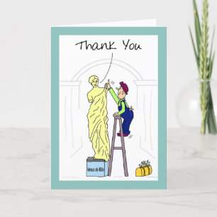 Business Thank You Venus de Milo Card