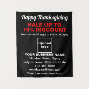 Business Thanksgiving Sale on Black Tapestry