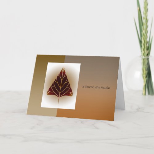 Business Thanksgiving to CustomersClients Holiday Card