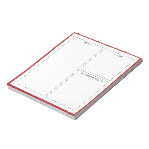 business planner notepad