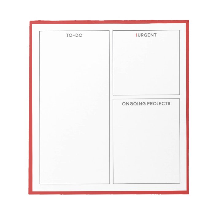 business planner notepad