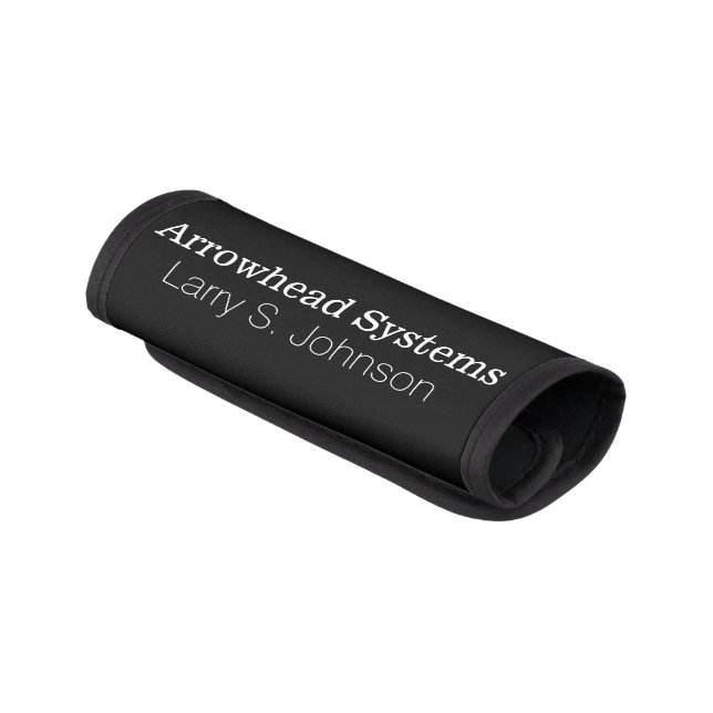 Business Traveler Personalized Luggage Handle Wrap (Angled)