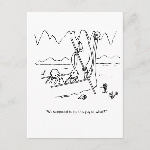 Business Trips Humor Postcard Percenters