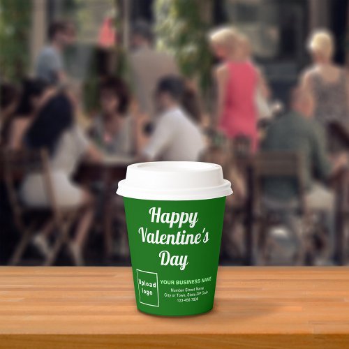 Business Valentine Green Paper Cup