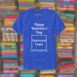 Business Valentine Greeting on Royal Blue T-Shirt