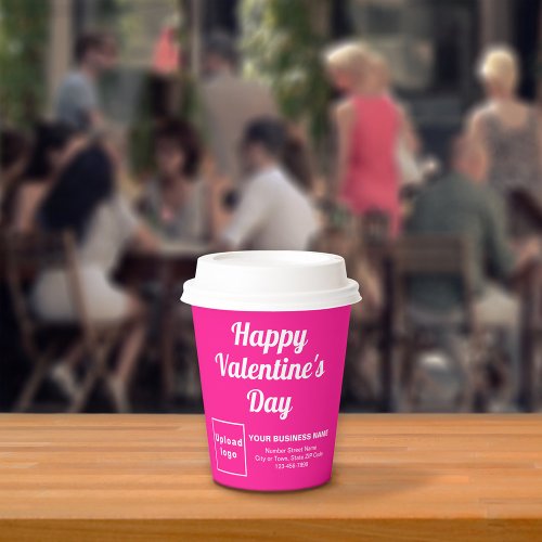 Business Valentine Pink Paper Cup