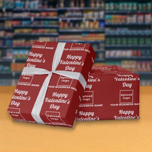 Business Valentine Red Wrapping Paper