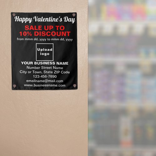 Business Valentine Sale on Black Tapestry