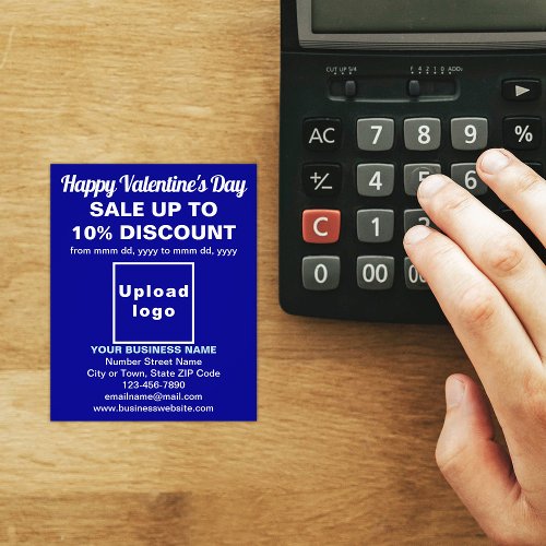 Business Valentine Sale on Blue Flyer