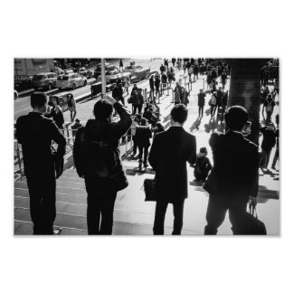 Business Venture: The Red Steps Photo Print