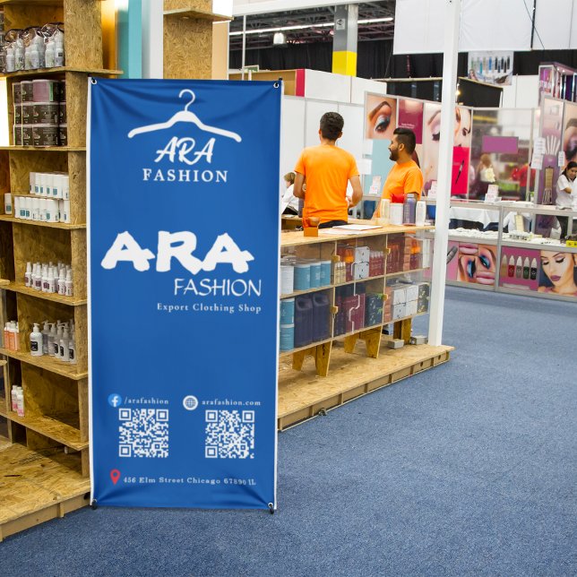 Business Vertical Retractable Banner (Creator Uploaded)