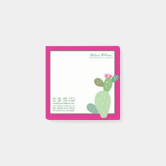 Business | Watercolor Cactus Post-it Notes