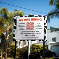 Business We Are Hiring QR Code Personalize