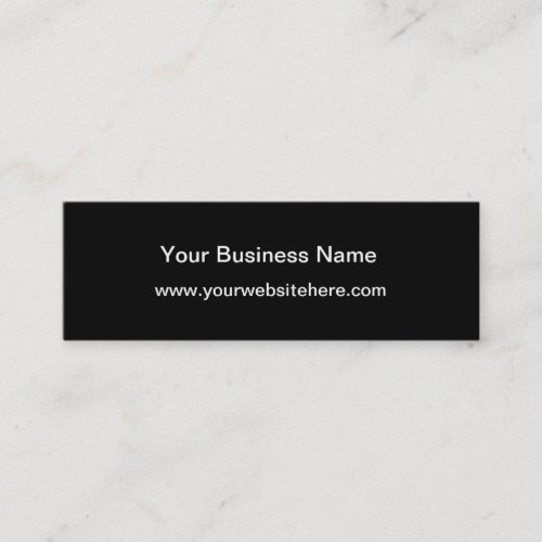 Business Website Promotional Business Cards
