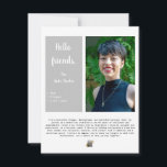 Business Welcome Email  List Promotional  Announcement<br><div class="desc">Our modern "About Me" page design is sleek and minimalistic! In shades of gray and white this combines elegance with simplicity. Featuring your photo, a warm greeting, your name, and an engaging text section, it's the perfect canvas to tell your story. Plus, there is space for your logo and additional...</div>