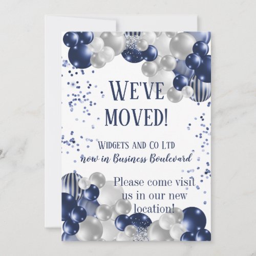 Business Weve Moved Relocation Invitation