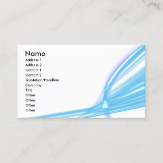 business_white_blue business card