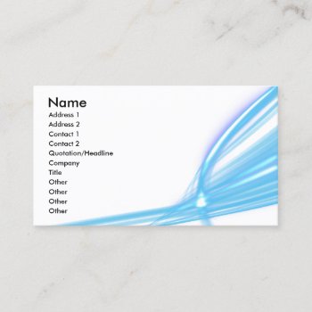 Business_white_blue Business Card by 3dbacks at Zazzle