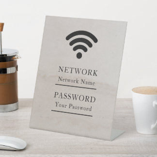 Business Wifi Morden Network Pedestal Sign