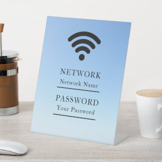Business Wifi Morden Network Pedestal Sign