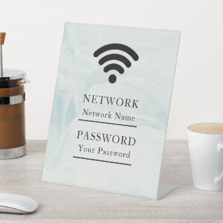 Business Wifi Morden Network Pedestal Sign