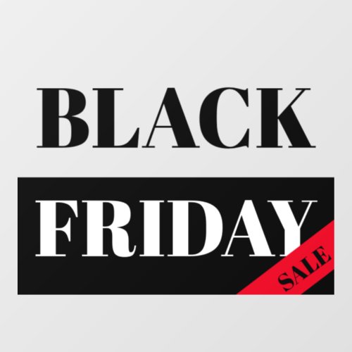 Business Window Cling _ BLACK FRIDAY SALE