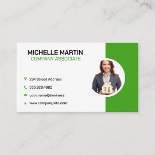 Business Woman Corporate Professional Realtor Card