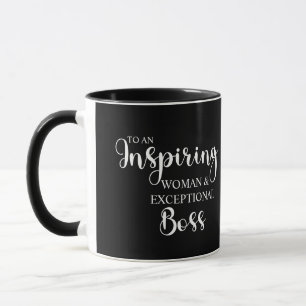 Business Woman & Exceptional Boss   Custom  Mug