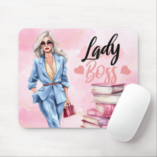 Business woman female empowerment mouse pad