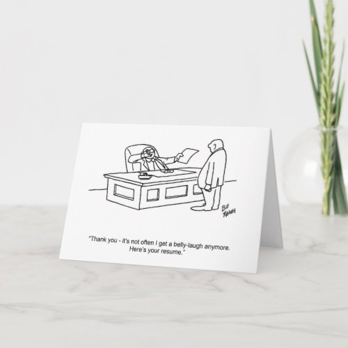 Business Workplace Humor Greeting Card