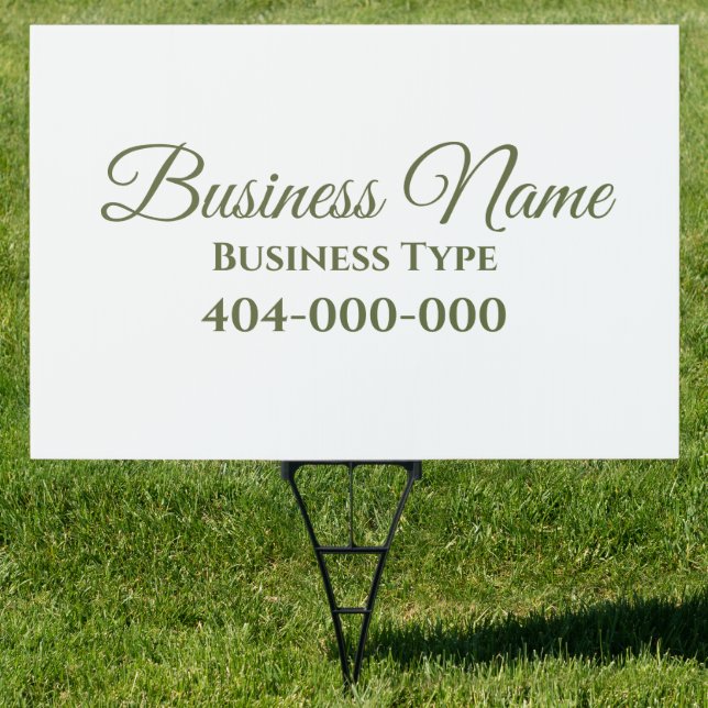 Business Yard Sign (Insitu)