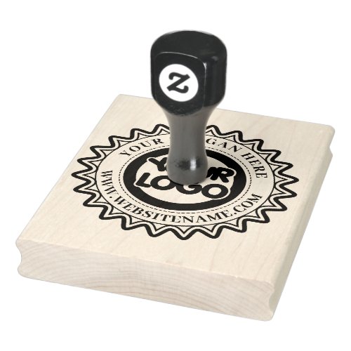Business Your Logo Custom Large Rubber Stamp