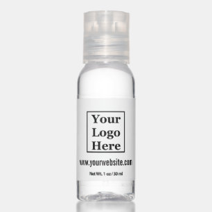 Business Your Logo Here and Website Template Hand Sanitizer