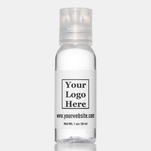 Business Your Logo Here and Website Template Hand Sanitizer
