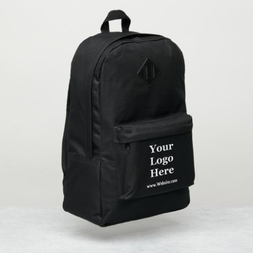 Business Your Logo Here and Website Template Port Authority Backpack