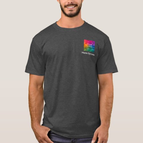 Business Your Logo Here Custom Employee Mens T_Shirt