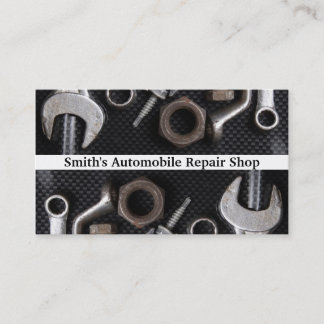 BusinessCard: Mechanics Bench Tool Business Card