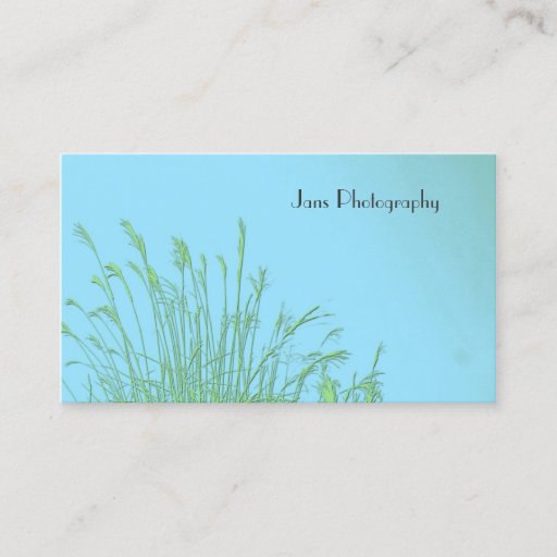 Customizable Businesscards template, weed grass business card template