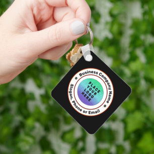 Businesses Company Logo Branding Marketing Custom  Keychain