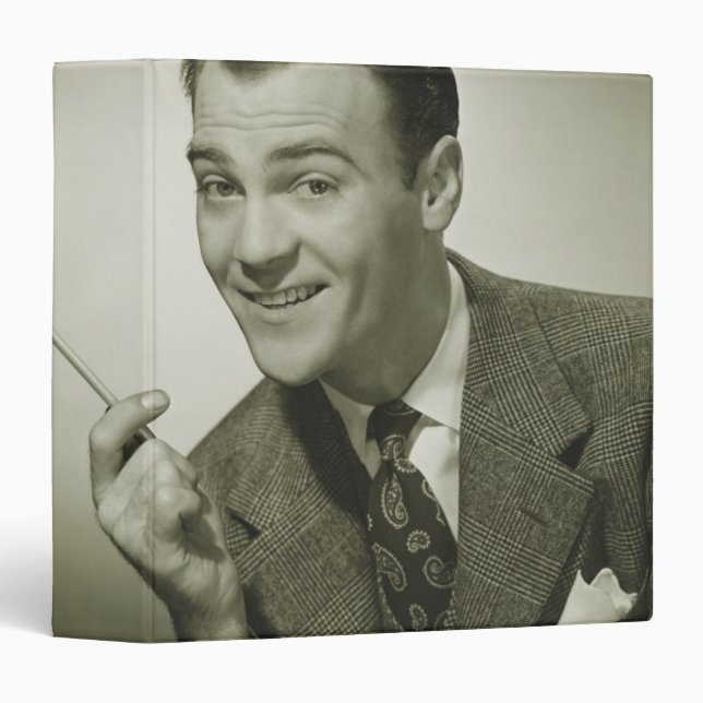 Businessman 3 Ring Binder (Front/Spine)