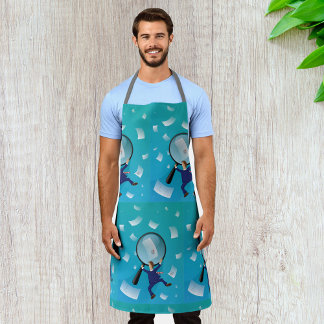 Businessman And Papers Apron