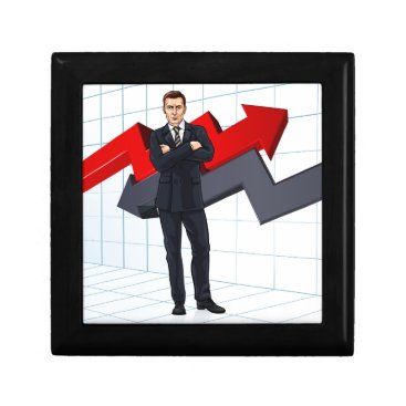 Businessman Investment Financial Advisor Concept Jewelry Box Businessman Investment Financial Advisor Concept Jewelry Box